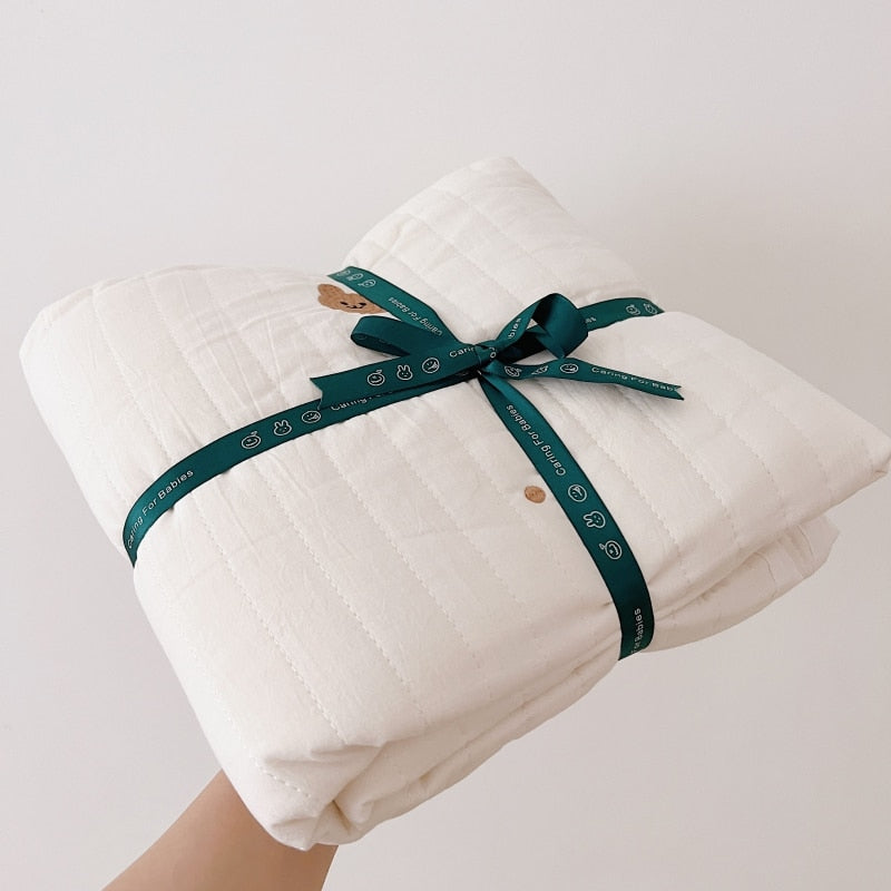 BabyCubs Quilted Infant Bed Cover