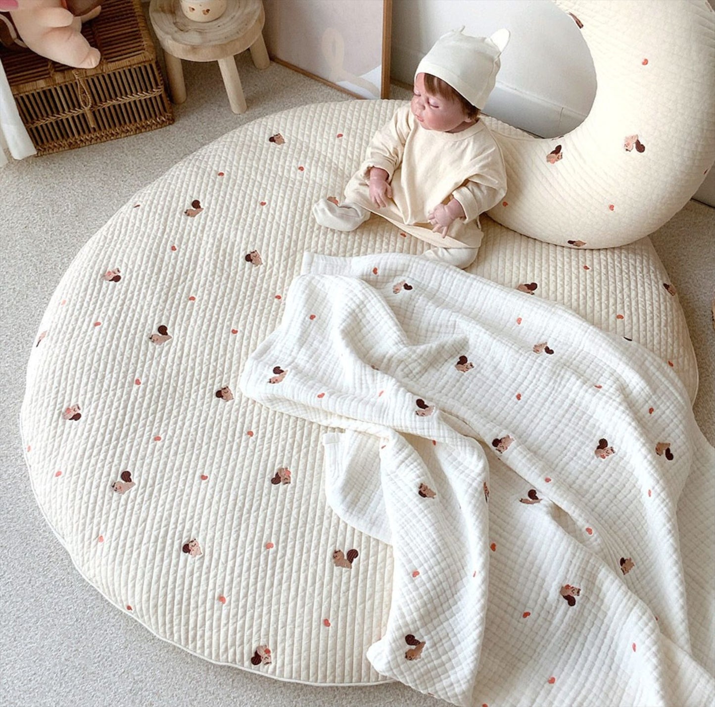 BabyCubs Round Floor Rug
